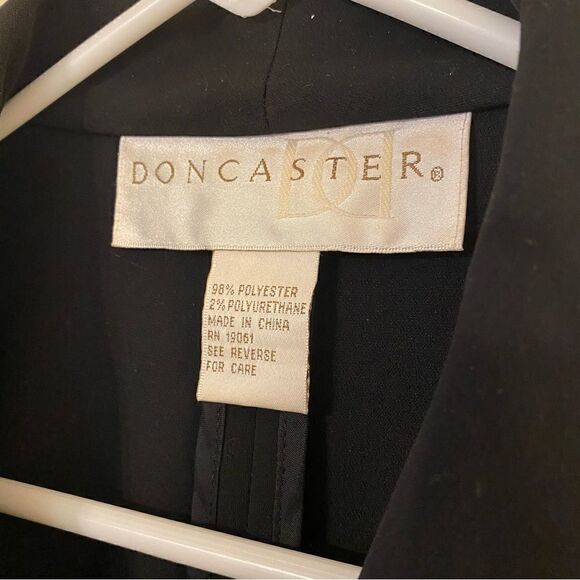 DONCASTER BLACK BLAZER SUIT COAT - Picture 7 of 7